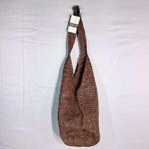 Sassy Slouchy NWT Hobo Long Raffa/Straw Over the Shoulder/Bucket Bag Carryall